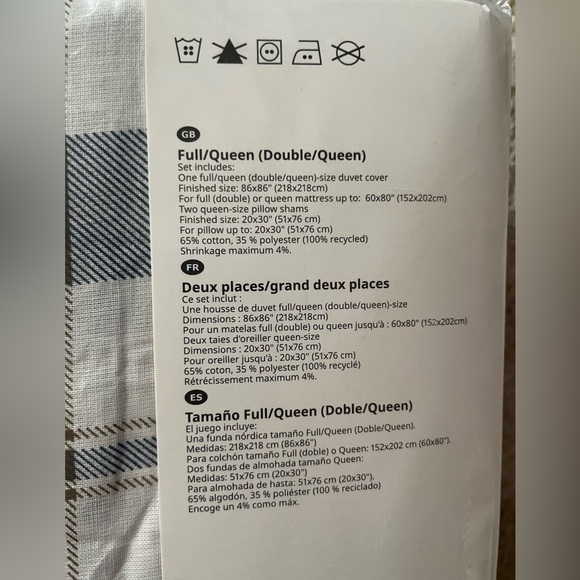 Queen duvet cover set - Picture 4 of 4